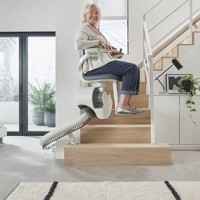 Flow X single rail stairlift